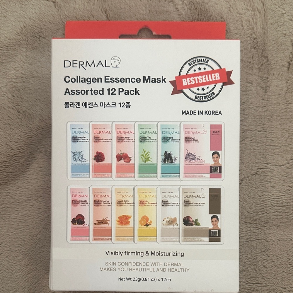 Collagen Essence Mask Assorted 12 Pack